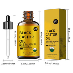 2024 New Castor Oil Hair Care and Growth Care Oil Nourishes and Nourishes Hair Making It Soft and Smooth Girls' Hair Care 30Ml