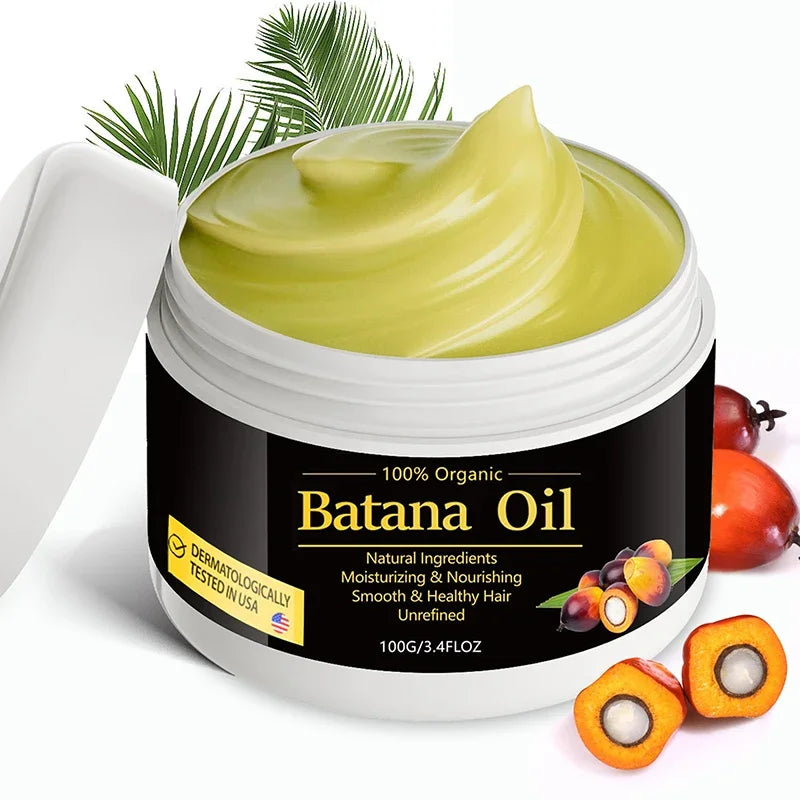 100% Raw Batana Oil for Hair Growth Organic Batana Oil Moisturize and Repair Hair Eliminates Split Ends for Men & Women