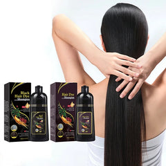 100Ml Herbal Natural Black Hair and Brown Hair Shampoo 3-In-1 Moisturize Care Hair Dye Mild Non-Irritating Hair Care Products