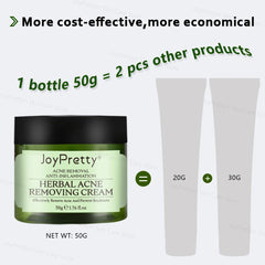 Herbal Acne Face Cream Pimple Marks Removal Oil Control Moisturizing Pockmark Smooth Facial Creams Skin Care Products Joypretty