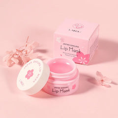 Sakura Lip Serum Lips Mask anti Dry Crack Peeling Repair Reduce Lip Fine Lines Essence Moisturizing Sakura Beauty Care 8G