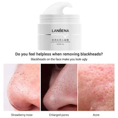 Blackhead Remover Cream Paper Plant Pore Strips Nose Acne Cleansing Black Dots Peel off Mud Mask Treatments Skin Care