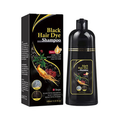 100Ml Herbal Natural Black Hair and Brown Hair Shampoo 3-In-1 Moisturize Care Hair Dye Mild Non-Irritating Hair Care Products