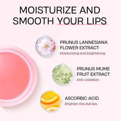 Sakura Lip Serum Lips Mask anti Dry Crack Peeling Repair Reduce Lip Fine Lines Essence Moisturizing Sakura Beauty Care 8G