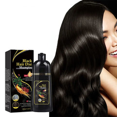 100Ml Herbal Natural Black Hair and Brown Hair Shampoo 3-In-1 Moisturize Care Hair Dye Mild Non-Irritating Hair Care Products