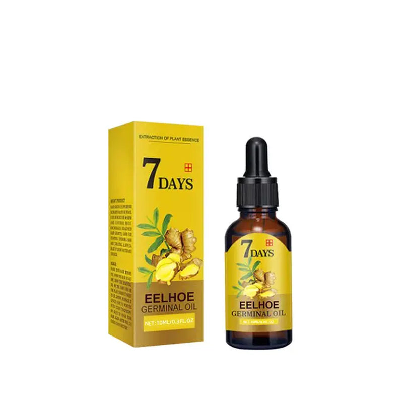 Hair Growth Serum for Effective Baldness Treatment and Fast Regrowth - Repair Damaged Hair and Scalp with Ginger Oil - Ideal for Women and Men