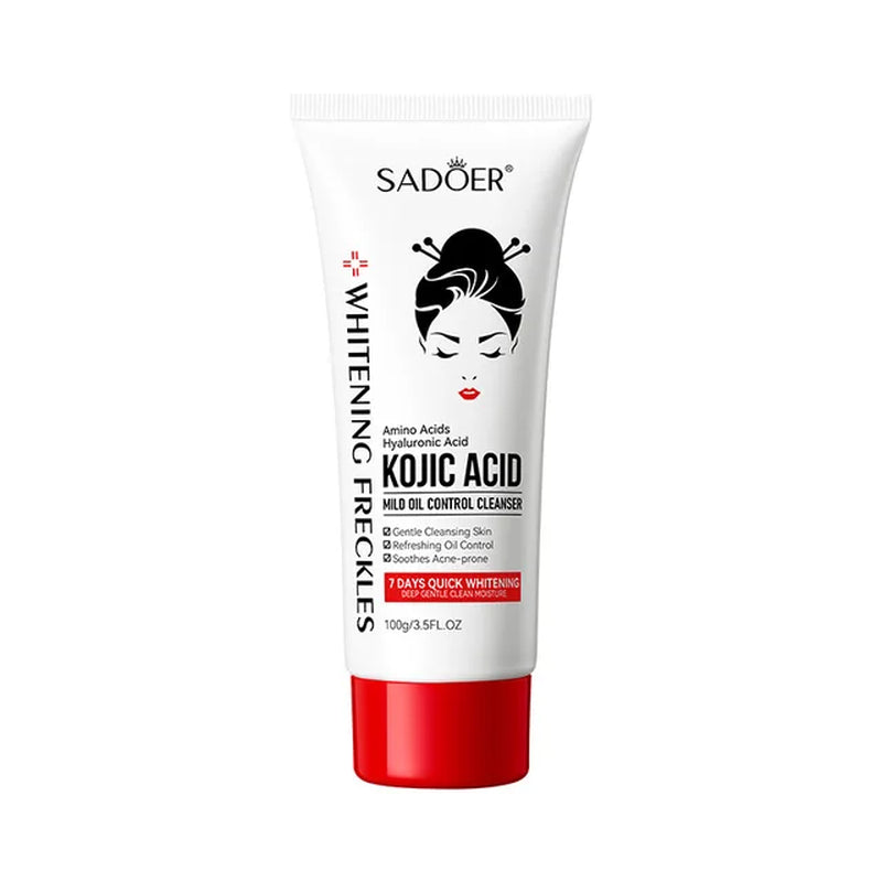 Kojic Acid Skin Care Facial Wash Mild Oil Control Deep Cleaning Moisturizing Cleansing and Nonirritating Face Cleanser Face Wash