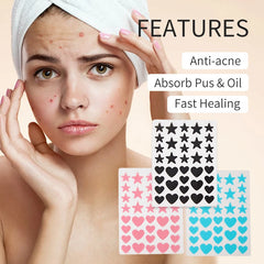 Star Pimple Patch Acne Colorful Invisible Acne Removal Skin Care Stickers Originality Concealer Face Spot Beauty Makeup Tool