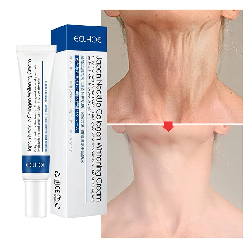 Collagen Repair Neck Cream Anti-Aging Lifts Neck Chin Efficient Reducing Fine Line Moisturizing Whitening Skincare 2024