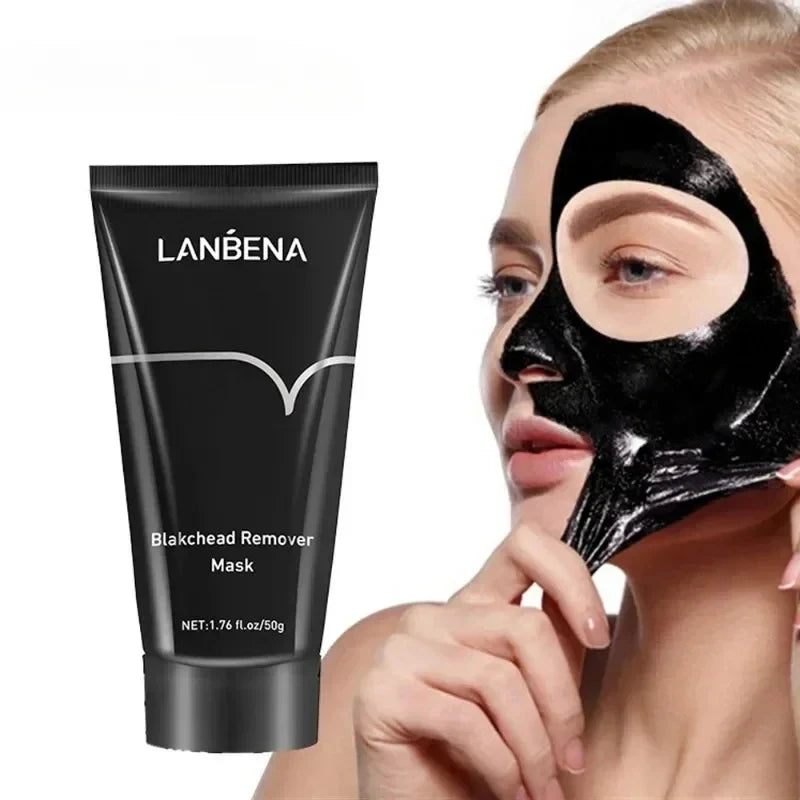 Black Mask Blackhead Remover Nose Black Mask Face Care Mud Peel off Mask Pore Strip Skin Care Oil Control