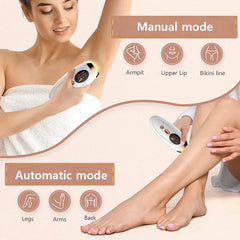 Advanced IPL Hair Removal Laser Epilator 999999 Flashes Permanent Painless Solution for Smooth Skin on Body Face