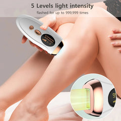 Advanced IPL Hair Removal Laser Epilator 999999 Flashes Permanent Painless Solution for Smooth Skin on Body Face