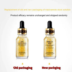 24K Gold Face Serum Brightening Skin Care Products Hyaluronic Acid Niacinamide Facial Nourish Smooth Care Beauty Health