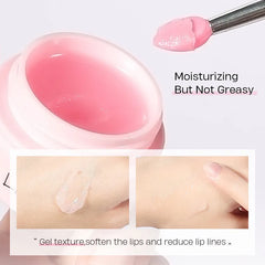 Sakura Lip Serum Lips Mask anti Dry Crack Peeling Repair Reduce Lip Fine Lines Essence Moisturizing Sakura Beauty Care 8G