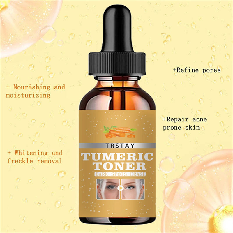 Turmeric Oil Deep Moisture Serums Brighten Fade Dark Spot Removal Pigment Melanin Correcting Beauty Face Skin Care