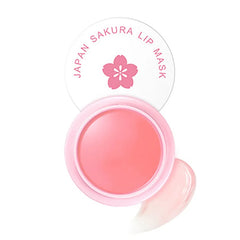 Sakura Lip Serum Lips Mask anti Dry Crack Peeling Repair Reduce Lip Fine Lines Essence Moisturizing Sakura Beauty Care 8G