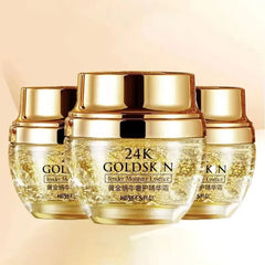 24K Golden Snail Collagen Cream Moisturizing and Skincare Essential Oil Control Facial Beauty Product 1 Piece Non Irritating