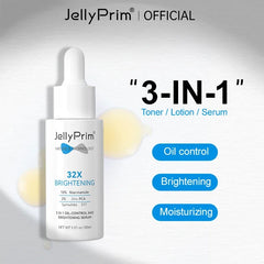 Facial Serum Whitening Skin Care Niacinamide Face Serum Brightening Oil Control Dark Spots Essence 3In-1 Beauty Health