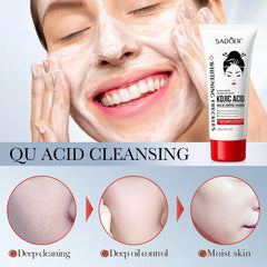 Kojic Acid Skin Care Facial Wash Mild Oil Control Deep Cleaning Moisturizing Cleansing and Nonirritating Face Cleanser Face Wash