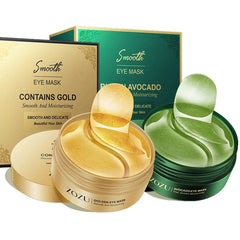 60Pcs Avocado Golden Collagen Eye Mask anti Dark Circles Eye Bags Moisturizing Firming Eye Patches Skin Care Products