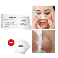 Blackhead Remover Cream Paper Plant Pore Strips Nose Acne Cleansing Black Dots Peel off Mud Mask Treatments Skin Care